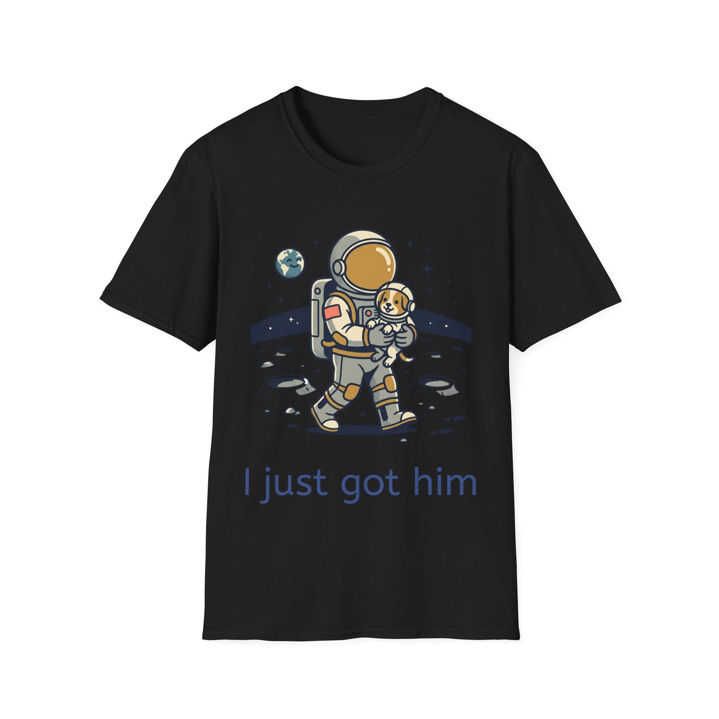 I Just Got Him Cute Space Rescue Tee