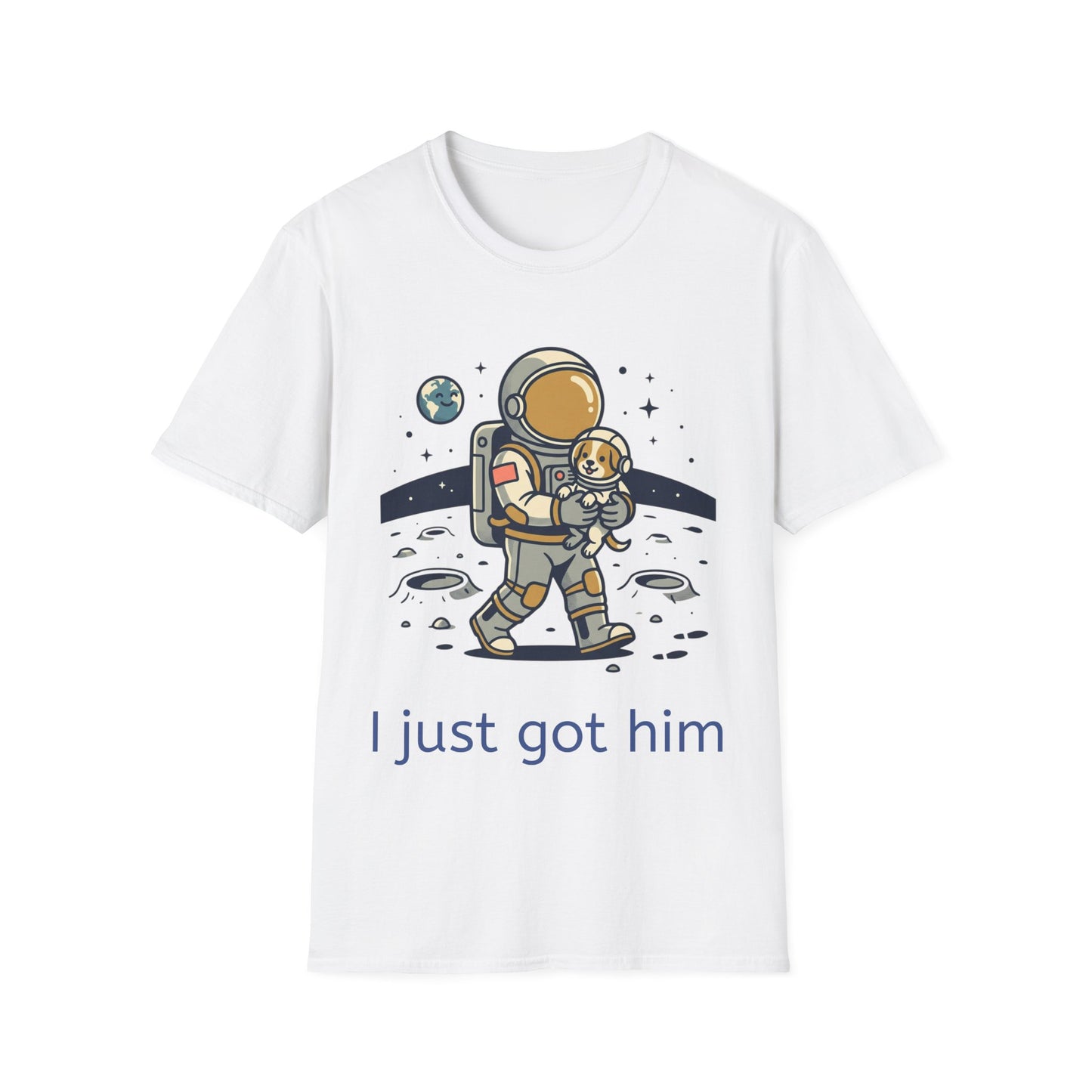 I Just Got Him Cute Space Rescue Tee